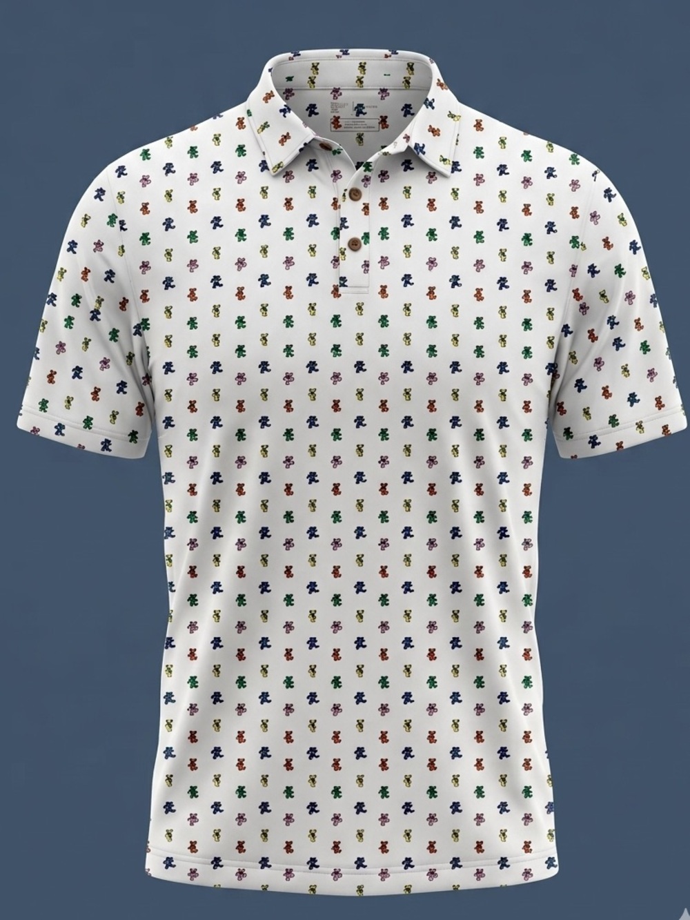 Grateful Dead x Section 119 Dancing Bears Performance Polo - 2XL